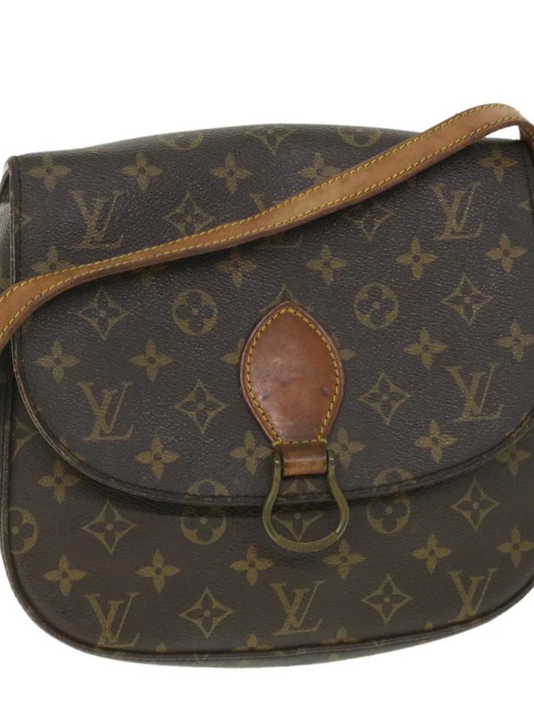 Louis Vuitton Monogram Saint Cloud Gm Shoulder Bag M51242 Lv Auth 55030